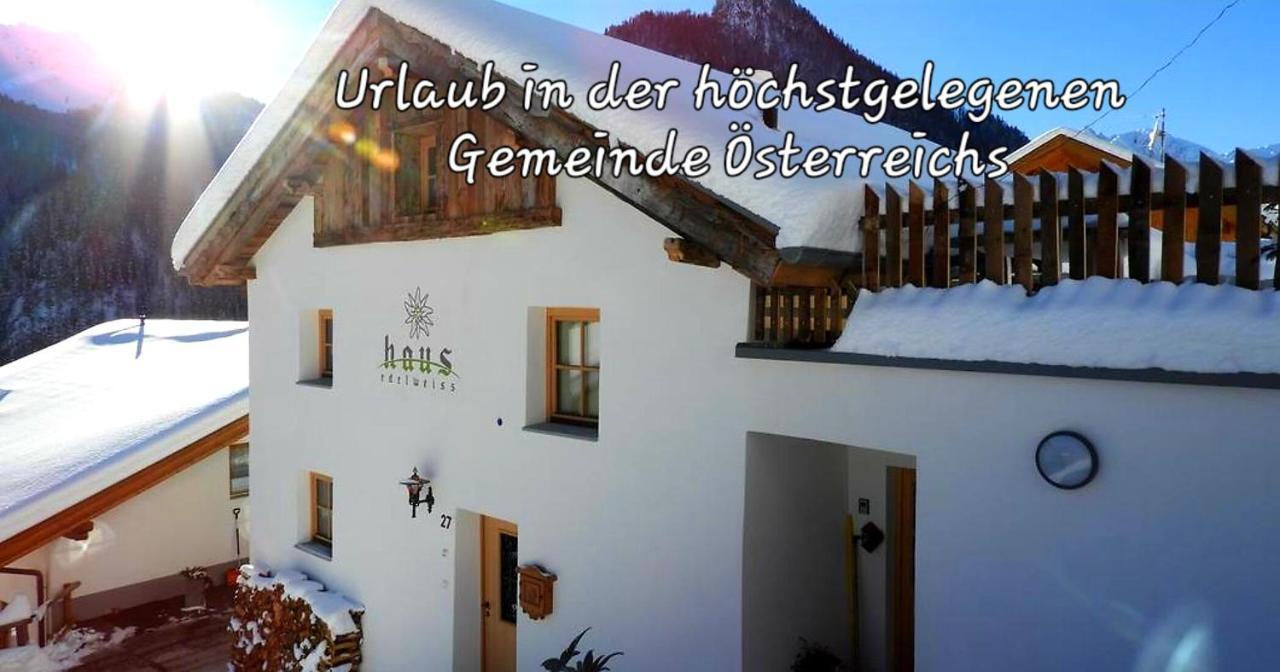 Haus Edelweiss Spiss Bei Samnaun Kültér fotó